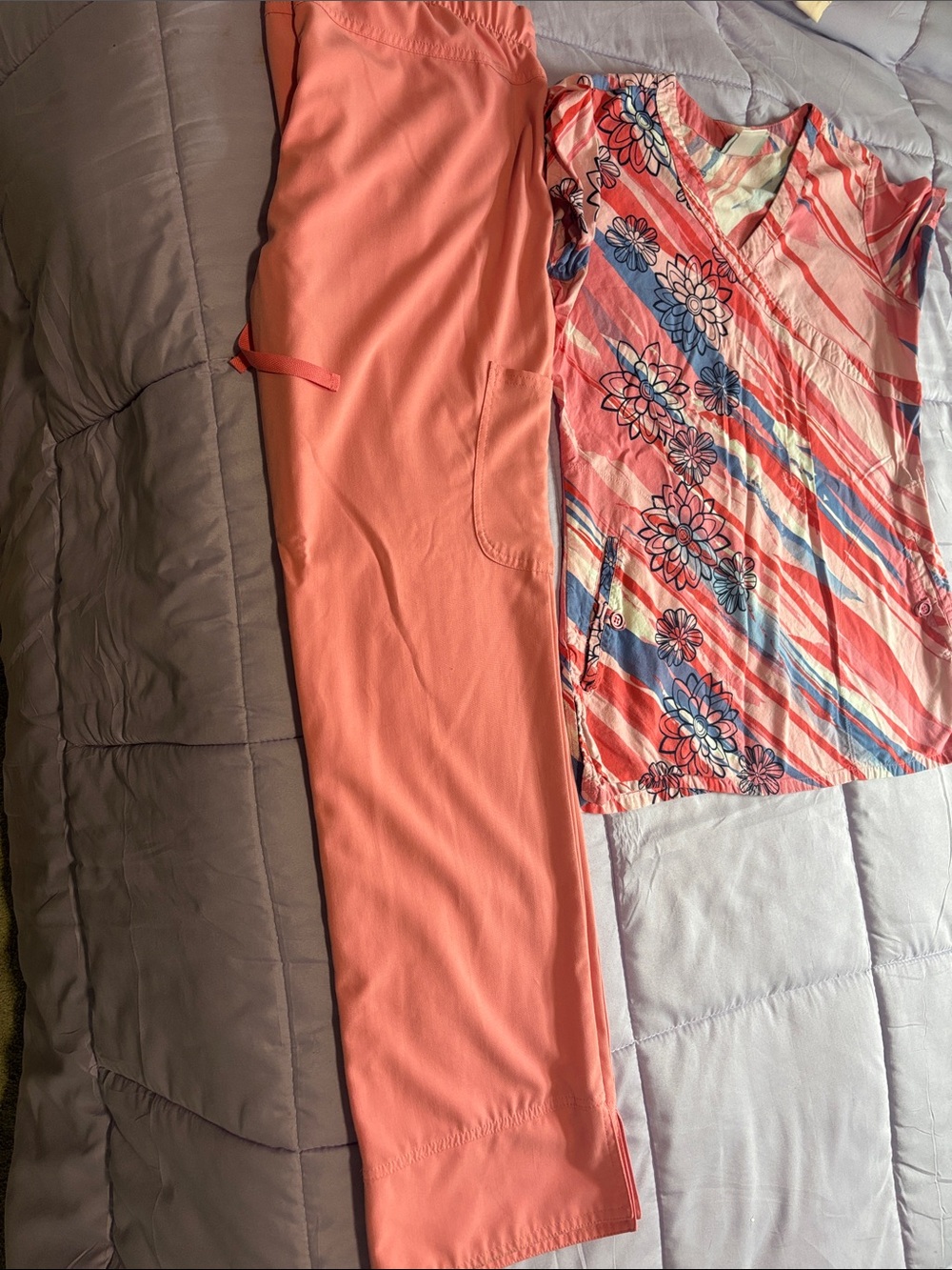 Grey Anatomy Women’s Coral Scrub set